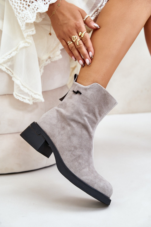 calentamiento Botas de mujerActivadoturalnego de gamuzau Al castillo color gris Vinceza 66696 calentamiento Botas de mujerActivadoturalnego de gamuzau Al castillo color gris Vinceza 66696