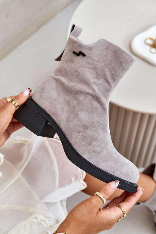 calentamiento Botas de mujerActivadoturalnego de gamuzau Al castillo color gris Vinceza 66696 calentamiento Botas de mujerActivadoturalnego de gamuzau Al castillo color gris Vinceza 66696