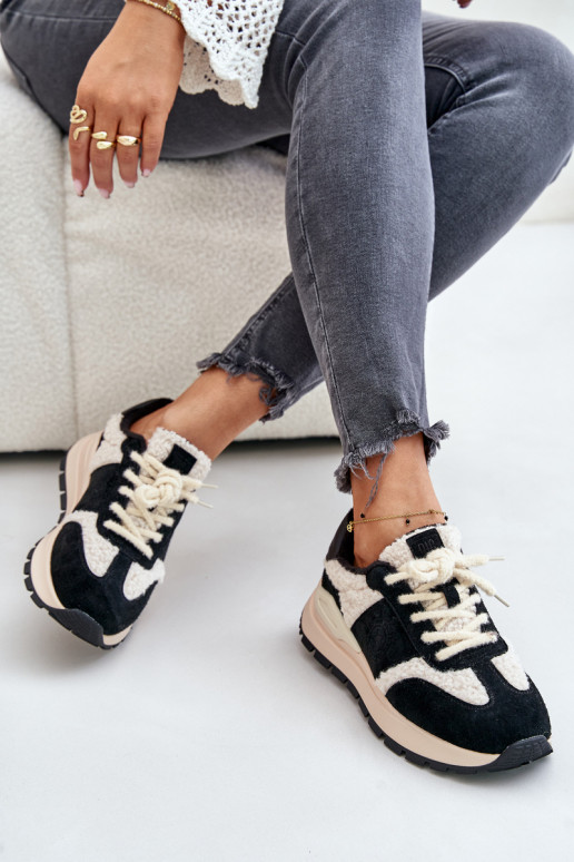 calentamiento Zapatillas modelo zapatos. Femenino Piel Big Star OO274A318 HI-POLY SYSTEM de color negro calentamiento Zapatillas modelo zapatos. Femenino Piel Big Star OO274A318 HI-POLY SYSTEM de color negro