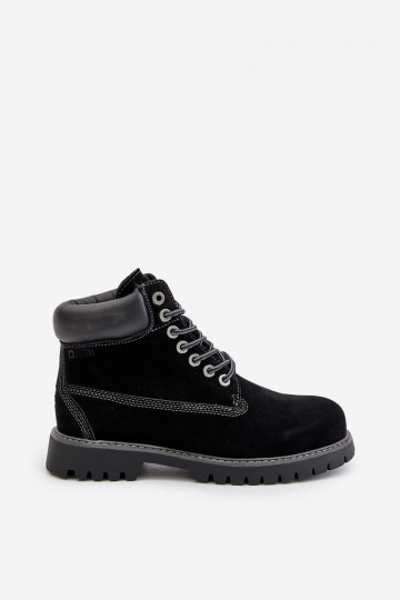de gamuza calentamiento zapatos Tiene quesculino Big Star OO174138 HI-POLY SYSTEM de color negro 2