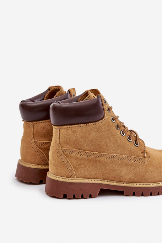 de gamuza calentamiento zapatos Tiene quesculino Big Star OO174136 HI-POLY SYSTEM color marrón de gamuza calentamiento zapatos Tiene quesculino Big Star OO174136 HI-POLY SYSTEM color marrón