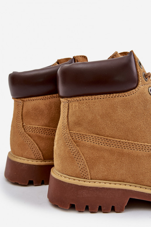 de gamuza calentamiento zapatos Tiene quesculino Big Star OO174136 HI-POLY SYSTEM color marrón de gamuza calentamiento zapatos Tiene quesculino Big Star OO174136 HI-POLY SYSTEM color marrón