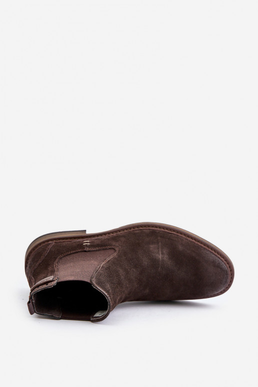 de gamuza botas con estilo Tiene quesculino Big Star OO174155 color marrón