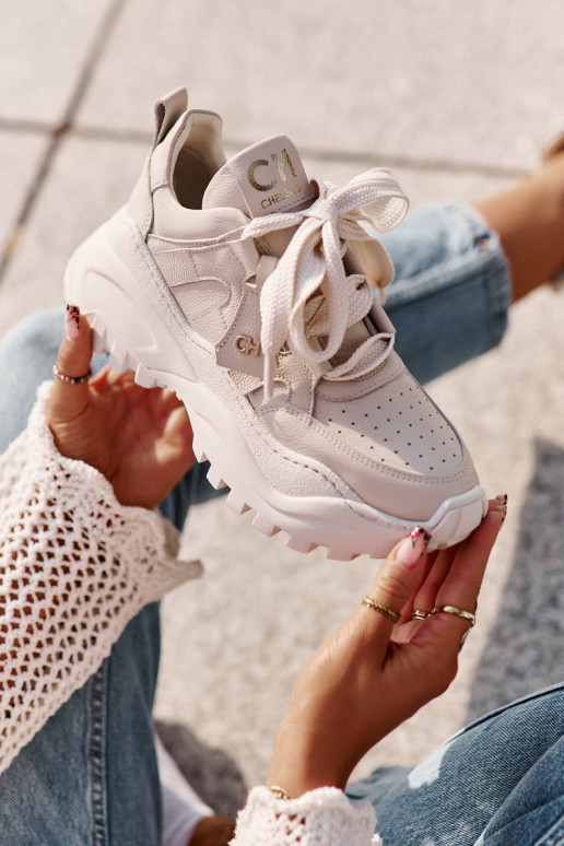 Femenino Piel Zapatillas modelo zapatos. beige CheBello 4583 Femenino Piel Zapatillas modelo zapatos. beige CheBello 4583