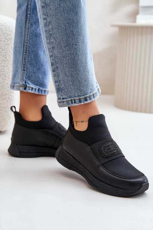 zapatillas con una plataforma Piel de color negro Artiker 55C0035 zapatillas con una plataforma Piel de color negro Artiker 55C0035