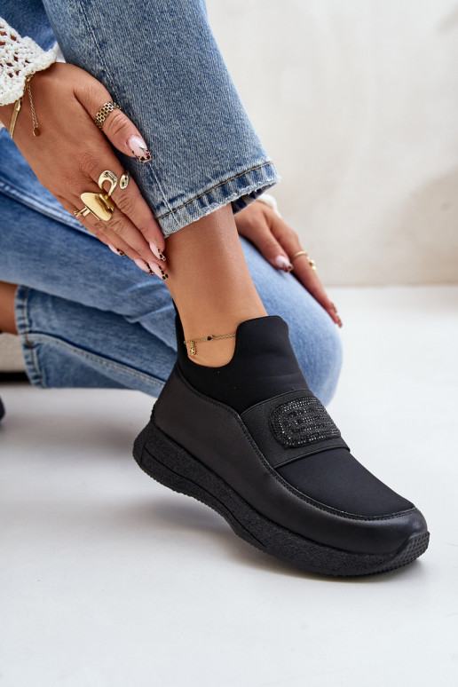 zapatillas con una plataforma Piel de color negro Artiker 55C0035 zapatillas con una plataforma Piel de color negro Artiker 55C0035