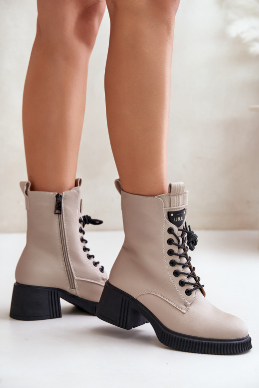 calentamiento Botas de mujer Hecho de cuero natural Vinceza 66671 beige calentamiento Botas de mujer Hecho de cuero natural Vinceza 66671 beige