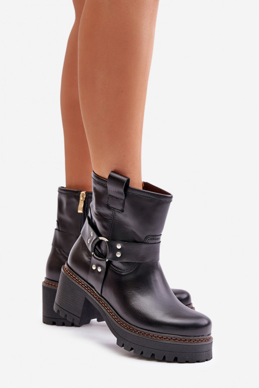 Botas de mujer Al castillo LeAski 3435 de color negro