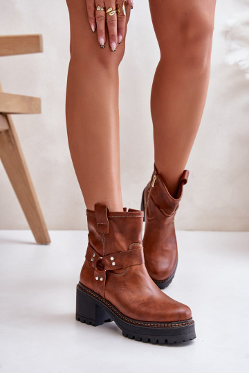 Botas de mujer Al castillo LeAski 3435 color marrón