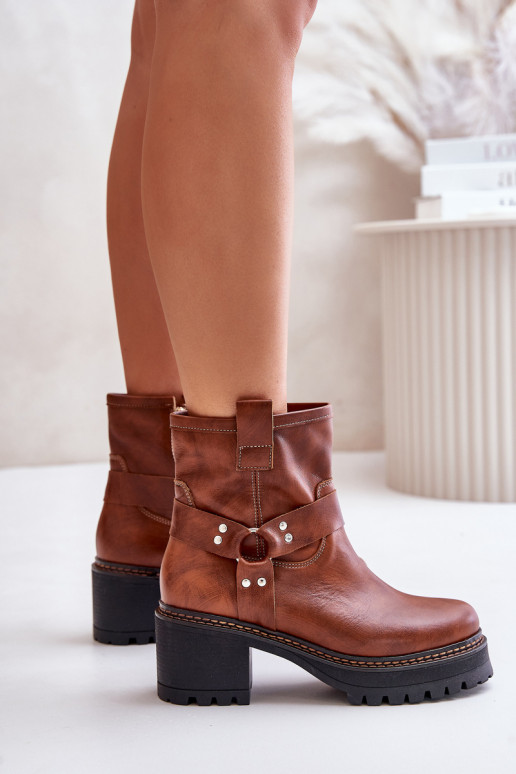 Botas de mujer Al castillo LeAski 3435 color marrón