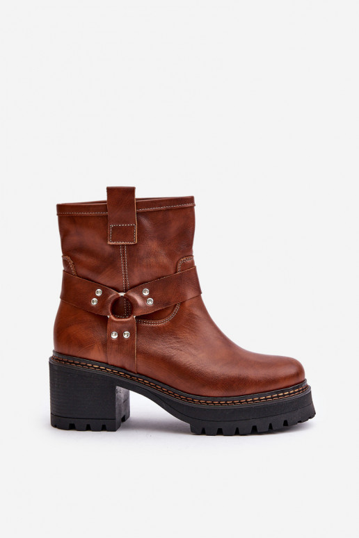 Botas de mujer Al castillo LeAski 3435 color marrón