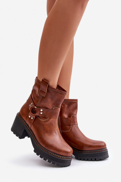 Botas de mujer Al castillo LeAski 3435 color marrón