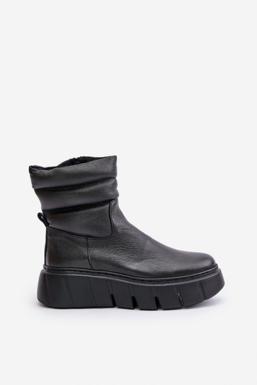 Zazoo 60512 Botas de mujer de piel natural. Al castillo cálido con fieltro de color negro Zazoo 60512 Botas de mujer de piel natural. Al castillo cálido con fieltro de color negro