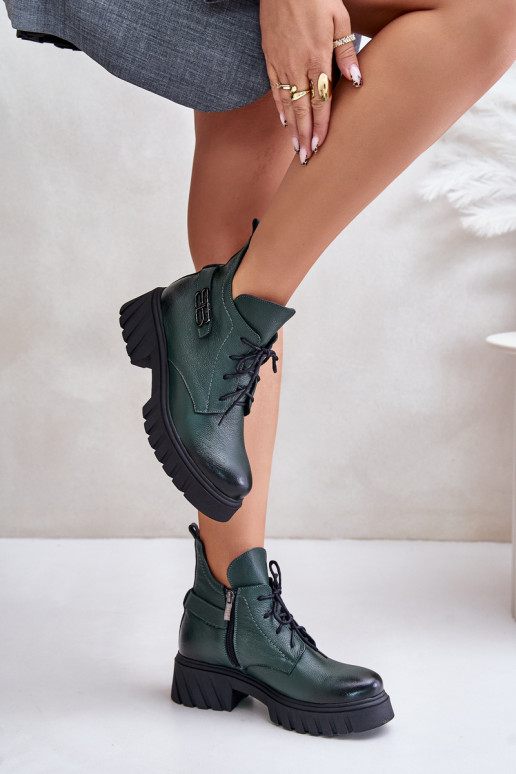 Zazoo 60483 Botas de mujer Con una parte superior baja calentamiento de color caqui Zazoo 60483 Botas de mujer Con una parte superior baja calentamiento de color caqui