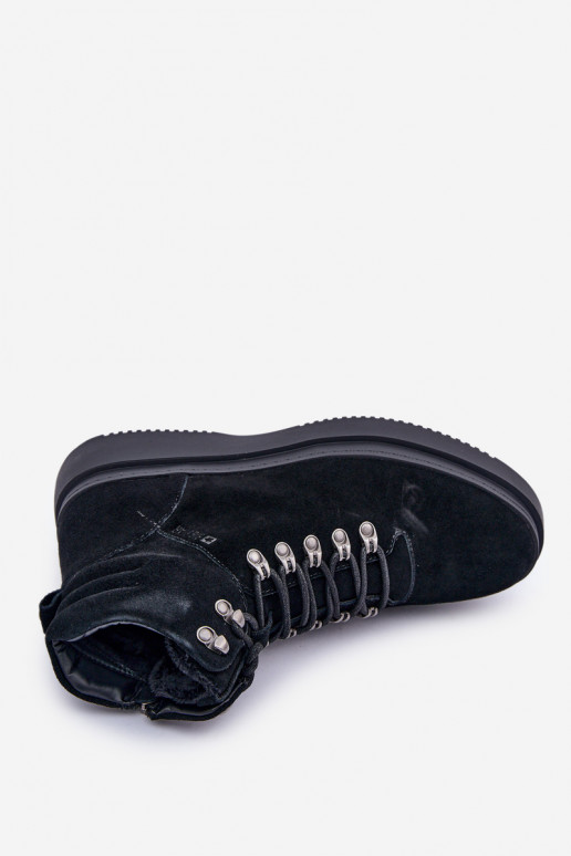 de gamuza zapatos Tiene quesculino calentamiento Big Star OO174187 de color negro de gamuza zapatos Tiene quesculino calentamiento Big Star OO174187 de color negro