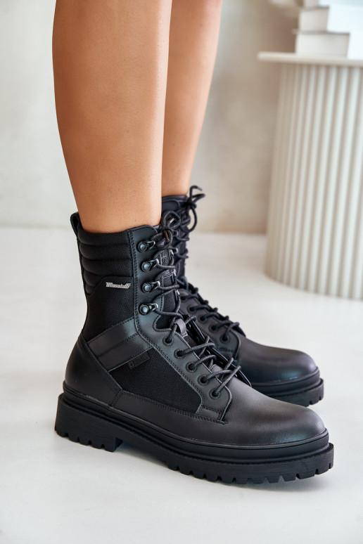 Piel zapatos Botas Tiene quesculino calentamiento Big Star OO174164 de color negro Piel zapatos Botas Tiene quesculino calentamiento Big Star OO174164 de color negro