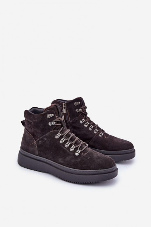 de gamuza zapatos Tiene quesculino calentamiento Big Star OO174189 color marrón de gamuza zapatos Tiene quesculino calentamiento Big Star OO174189 color marrón