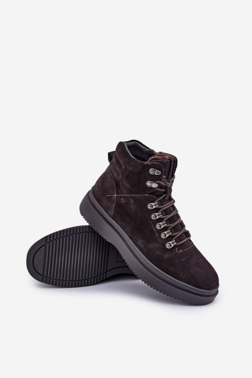 de gamuza zapatos Tiene quesculino calentamiento Big Star OO174189 color marrón de gamuza zapatos Tiene quesculino calentamiento Big Star OO174189 color marrón