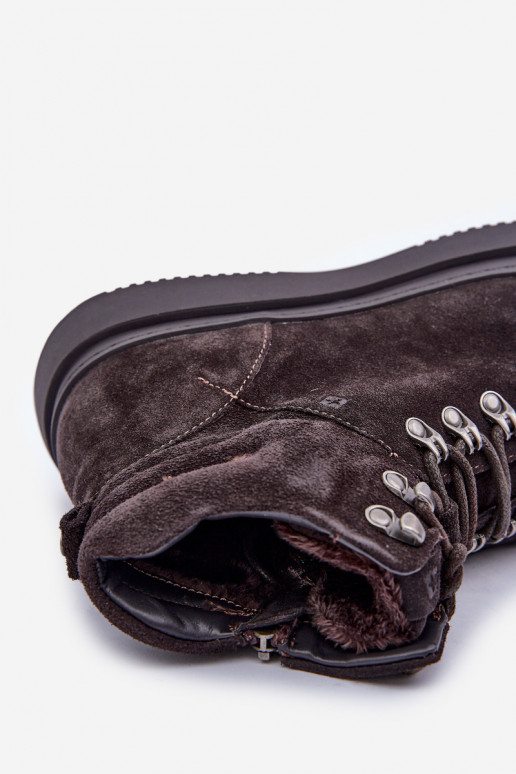 de gamuza zapatos Tiene quesculino calentamiento Big Star OO174189 color marrón de gamuza zapatos Tiene quesculino calentamiento Big Star OO174189 color marrón