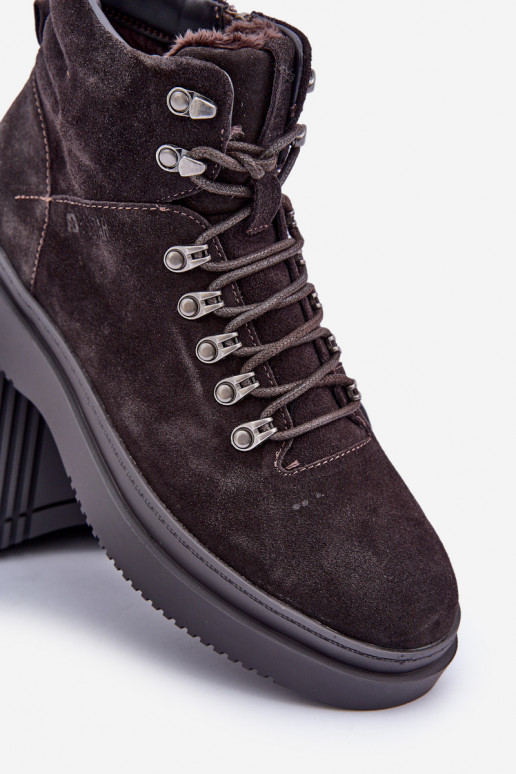 de gamuza zapatos Tiene quesculino calentamiento Big Star OO174189 color marrón de gamuza zapatos Tiene quesculino calentamiento Big Star OO174189 color marrón