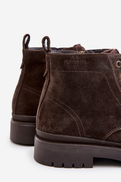 de gamuza calentamiento Botas Tiene quesculino Al castillo Big Star OO174229 color marrón de gamuza calentamiento Botas Tiene quesculino Al castillo Big Star OO174229 color marrón