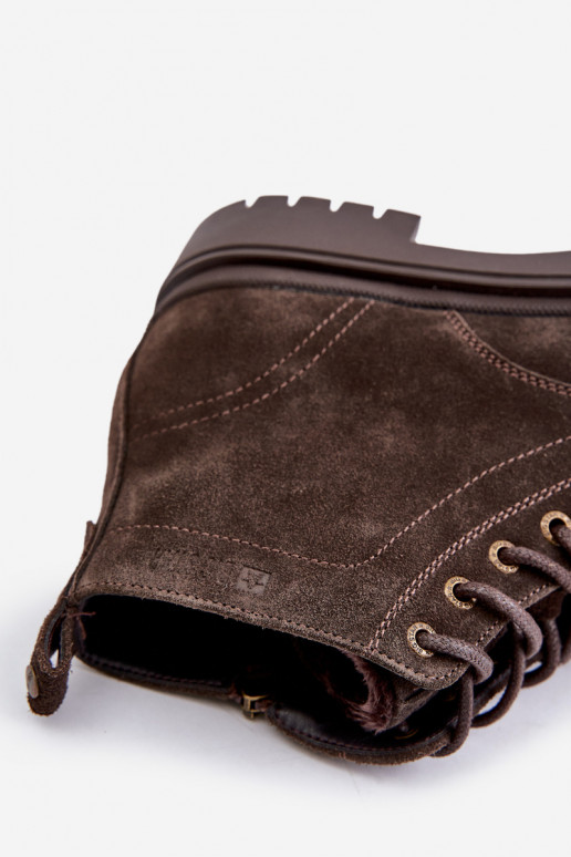 de gamuza calentamiento Botas Tiene quesculino Al castillo Big Star OO174229 color marrón de gamuza calentamiento Botas Tiene quesculino Al castillo Big Star OO174229 color marrón