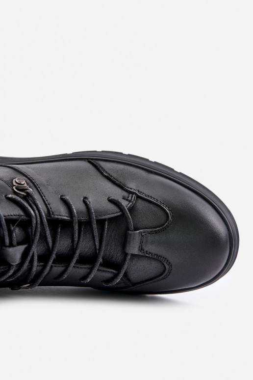 Piel calentamiento Zapatillas modelo botas Tiene quesculino Lee Cooper LCJ-24-33-2913 de color negro Piel calentamiento Zapatillas modelo botas Tiene quesculino Lee Cooper LCJ-24-33-2913 de color negro