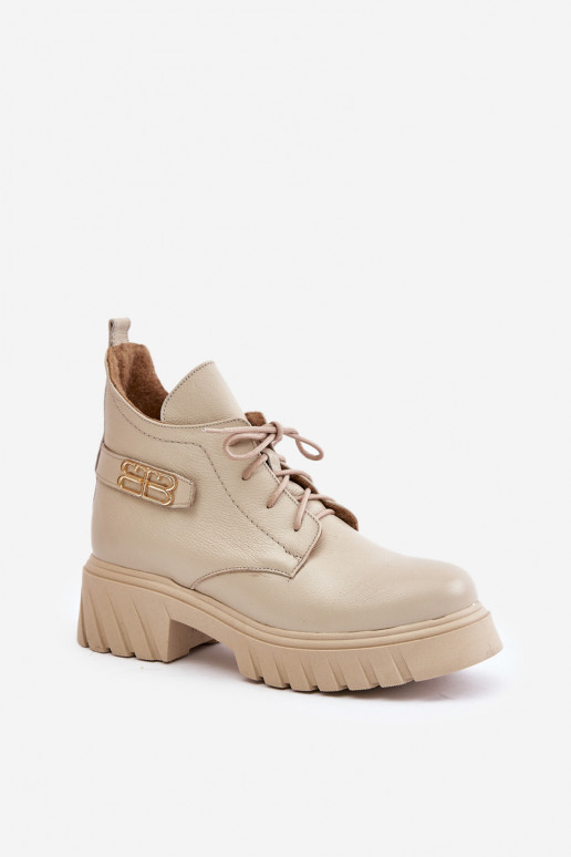 Zazoo 60483 Botas de mujer Con una parte superior baja calentamiento beige Zazoo 60483 Botas de mujer Con una parte superior baja calentamiento beige