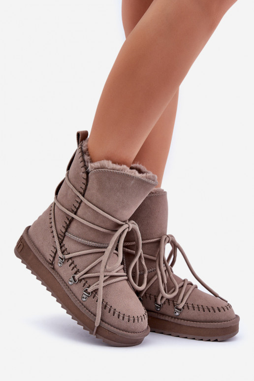 Botas de nieve FemeninoActivadoturalnego de gamuzau D.Franklin DFSH375004 color arcilla Botas de nieve FemeninoActivadoturalnego de gamuzau D.Franklin DFSH375004 color arcilla