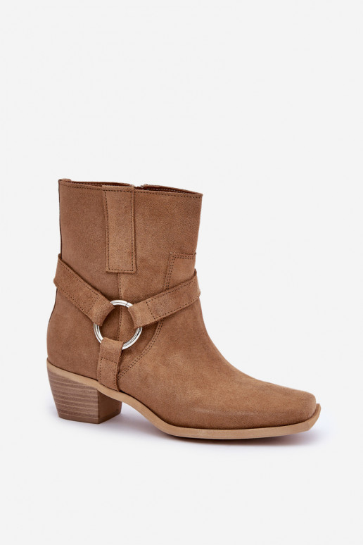 BotasActivadoturalnego de gamuzau con tacones Zazoo 3444/2 beige BotasActivadoturalnego de gamuzau con tacones Zazoo 3444/2 beige