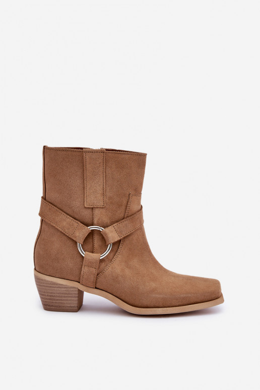 BotasActivadoturalnego de gamuzau con tacones Zazoo 3444/2 beige BotasActivadoturalnego de gamuzau con tacones Zazoo 3444/2 beige