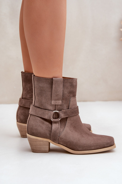 BotasActivadoturalnego de gamuzau con tacones Zazoo 3444/2 color marrón BotasActivadoturalnego de gamuzau con tacones Zazoo 3444/2 color marrón