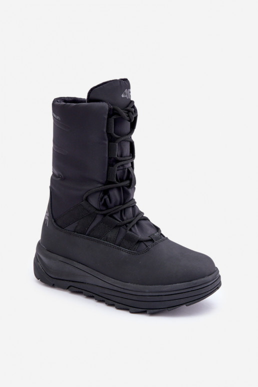 Femenino Botas de nieve INUAOciepliną Primaloft 4F 4FRAEN24FSBSF012 de color negro
