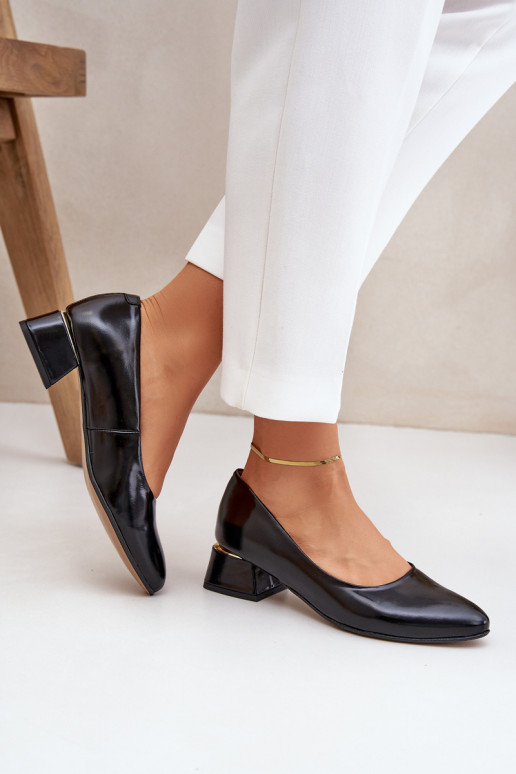 Piel Zapatos LeAski 3118 de color negro Piel Zapatos LeAski 3118 de color negro