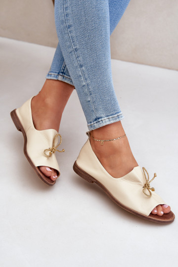 Zazoo 2660 bailarinas Femenino color marfil