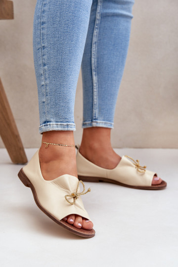 Zazoo 2660 bailarinas Femenino color marfil 2