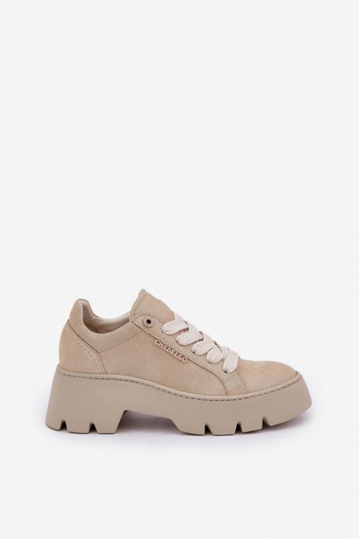 Zapatillas modelo zapatos. zapatillas con una plataforma CheBello 4632 color dorado Zapatillas modelo zapatos. zapatillas con una plataforma CheBello 4632 color dorado