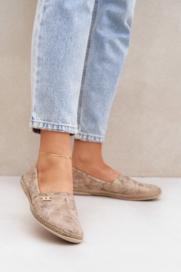 Zapatillas de cuero con detalles decorativos y trenzado Zazoo 40426 color marrón 2