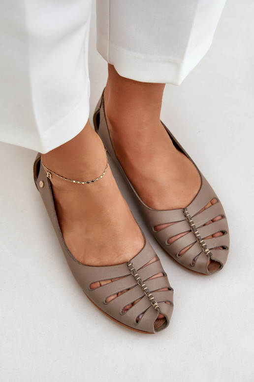 Zazoo 10009 Bailarinas cómodas de piel natural. Femenino beige Zazoo 10009 Bailarinas cómodas de piel natural. Femenino beige