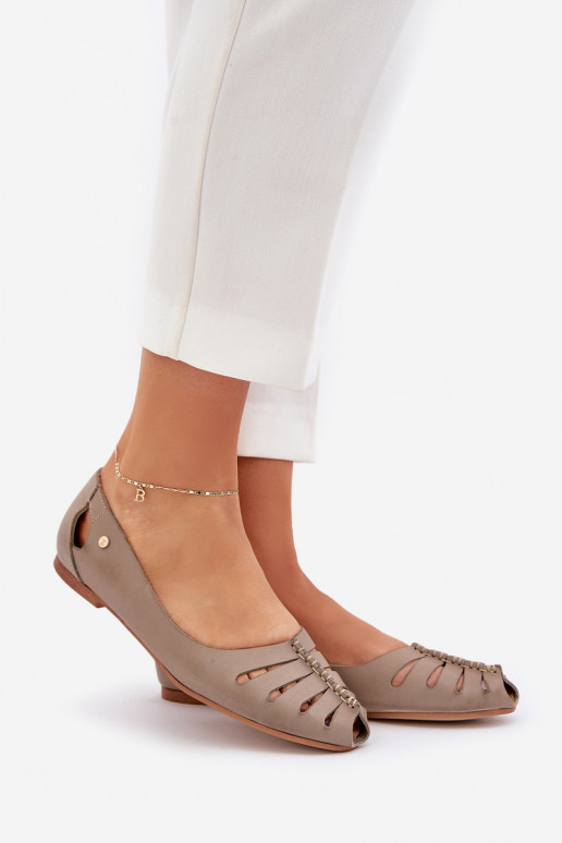 Zazoo 10009 Bailarinas cómodas de piel natural. Femenino beige Zazoo 10009 Bailarinas cómodas de piel natural. Femenino beige