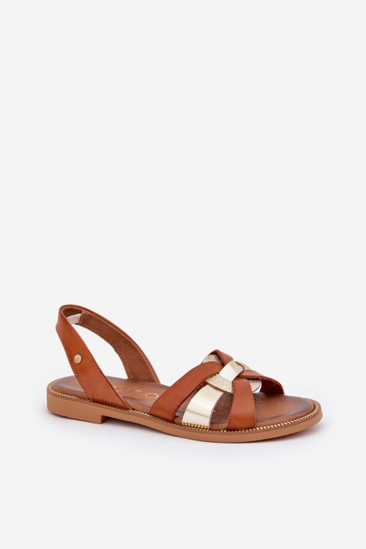 Zazoo 40382 Sandalias de mujer Piel color marrón Zazoo 40382 Sandalias de mujer Piel color marrón