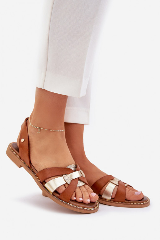 Zazoo 40382 Sandalias de mujer Piel color marrón Zazoo 40382 Sandalias de mujer Piel color marrón