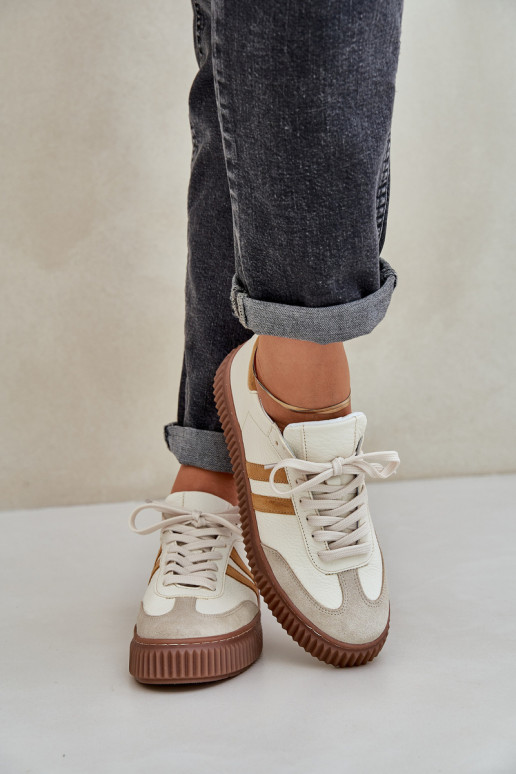 Zazoo N1068S6 Piel Bajo Zapatillas modelo zapatos. Femenino con una plataforma beige Zazoo N1068S6 Piel Bajo Zapatillas modelo zapatos. Femenino con una plataforma beige