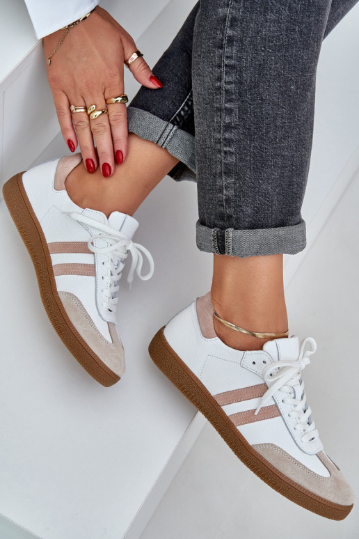 Zazoo N1068 Piel Bajo Zapatillas modelo zapatos. Femenino beige Zazoo N1068 Piel Bajo Zapatillas modelo zapatos. Femenino beige