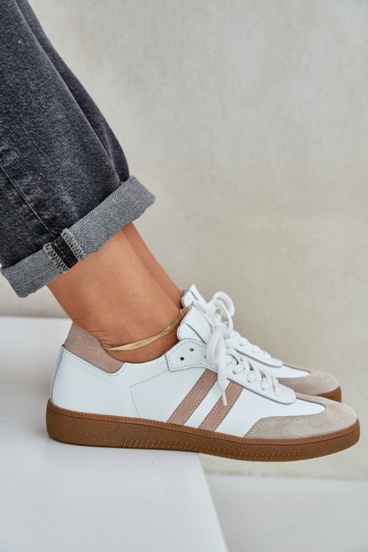 Zazoo N1068 Piel Bajo Zapatillas modelo zapatos. Femenino beige Zazoo N1068 Piel Bajo Zapatillas modelo zapatos. Femenino beige