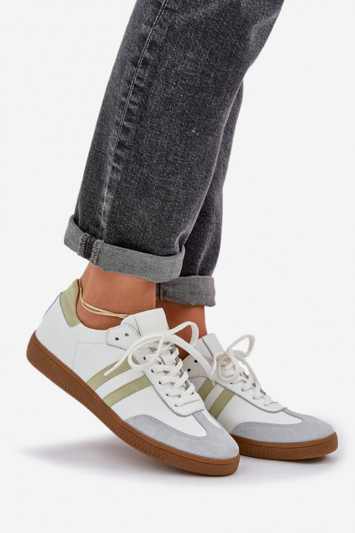 Zazoo N1068 Piel Bajo Zapatillas modelo zapatos. Femenino el color blanco Zazoo N1068 Piel Bajo Zapatillas modelo zapatos. Femenino el color blanco