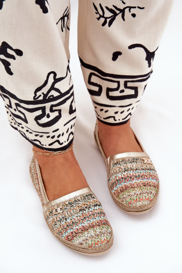 Espadrilles elegantes de piel con trenzado Zazoo 10178 de varios colores