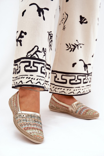 Espadrilles elegantes de piel con trenzado Zazoo 10178 de varios colores 2