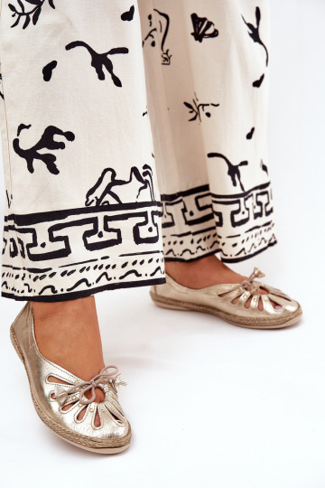 isósceles bailarinasActivadoturalnej Skóry Zazoo 10179 color dorado 2