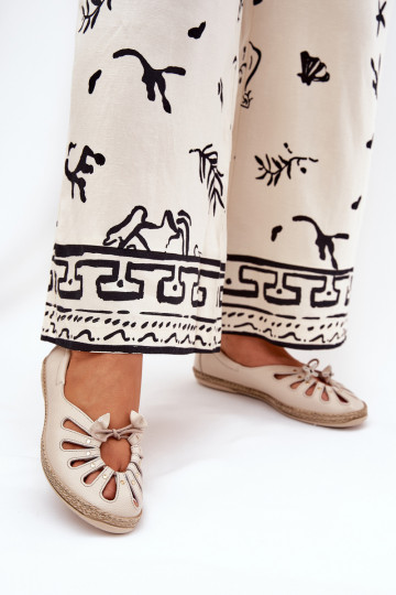 isósceles bailarinasActivadoturalnej Skóry Zazoo 10179 beige